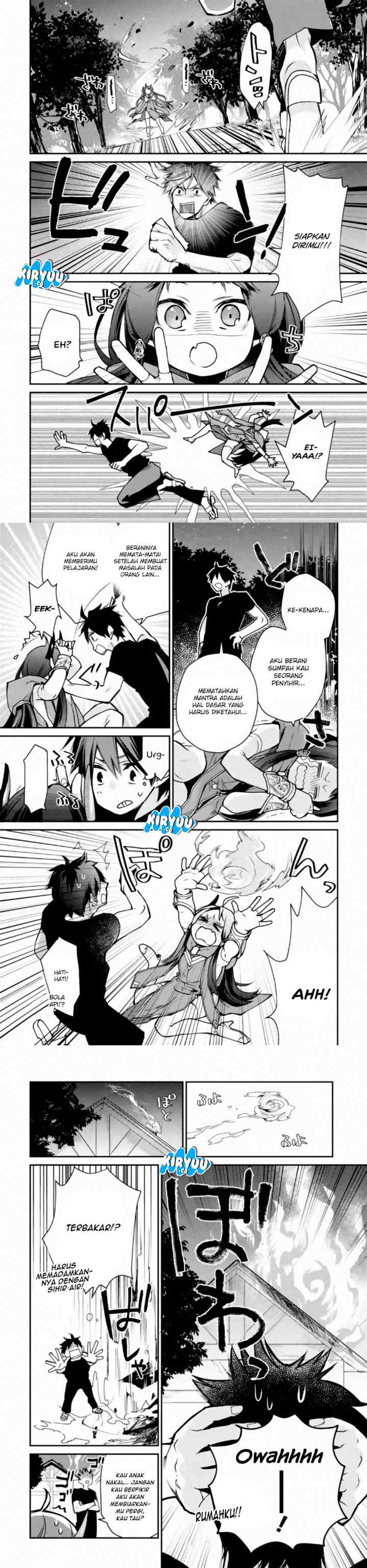 Saikyou no Madoshi. Hisa ni Ya wo Ukete Shimatta no de Inaka no Eihei ni Naru chapter 4 halaman 5