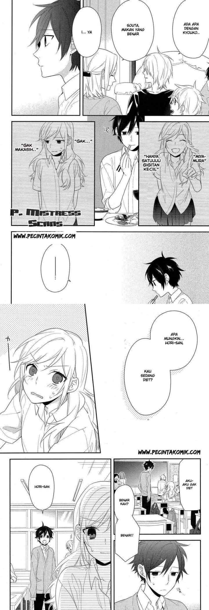 Horimiya chapter 28 halaman 9