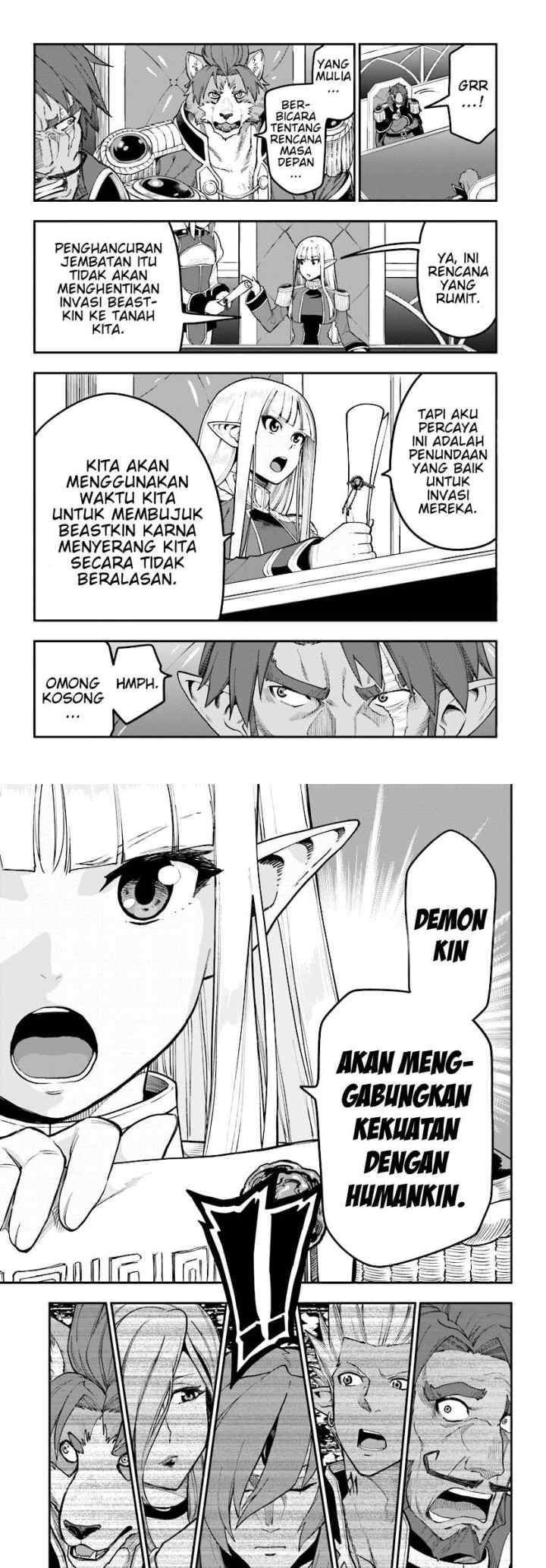 Konjiki no Moji Tsukai: Yuusha Yonin ni Makikomareta Unique Cheat chapter 34 halaman 11