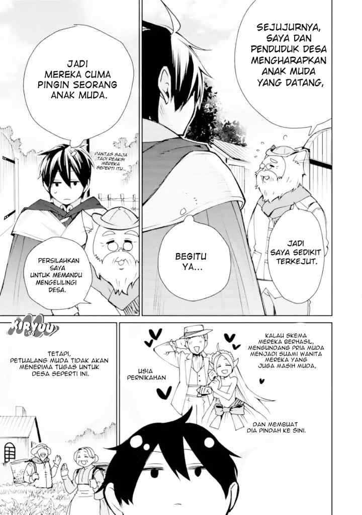 Saikyou no Madoshi. Hisa ni Ya wo Ukete Shimatta no de Inaka no Eihei ni Naru chapter 2.1 halaman 13