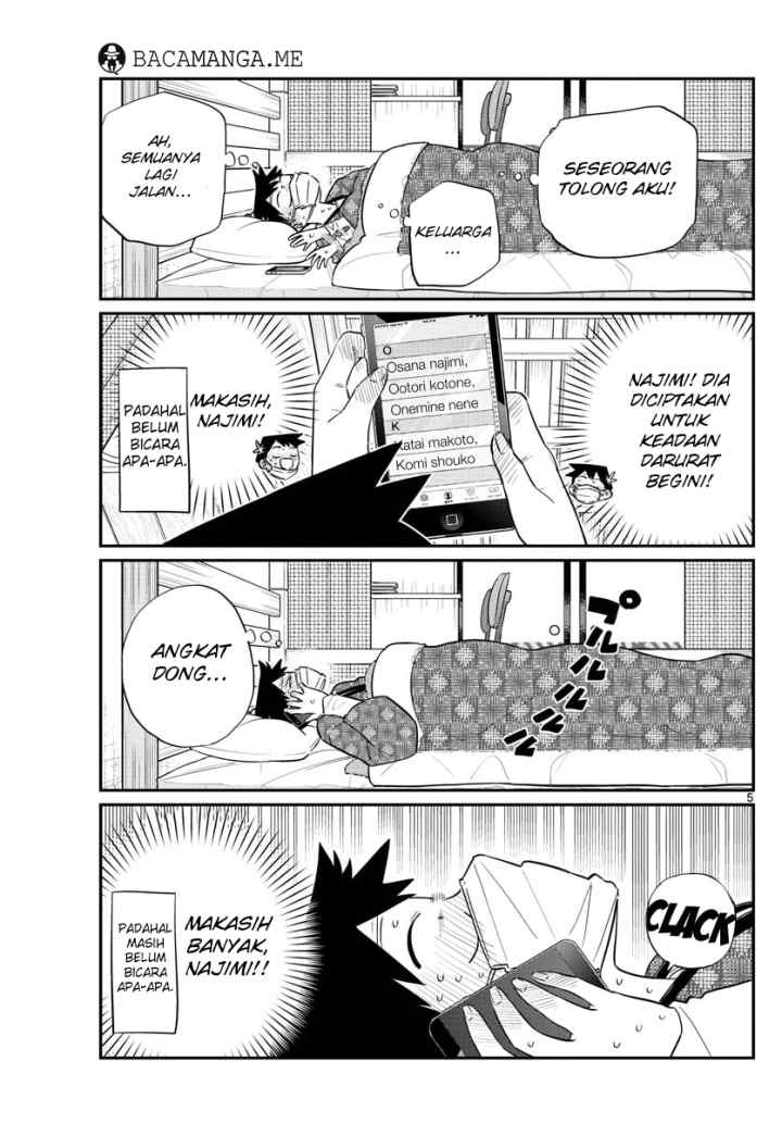 Komi-san wa Komyushou Desu chapter 99 halaman 5