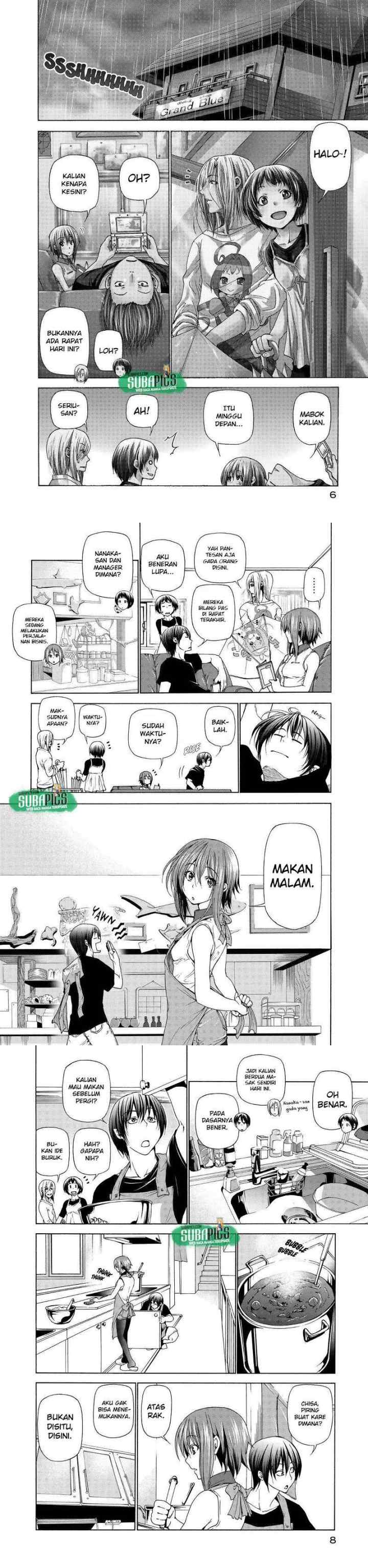 Grand Blue chapter 26 halaman 4