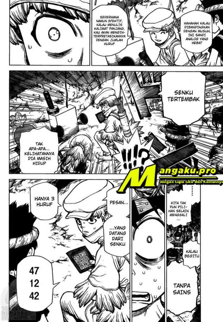 Dr. Stone chapter 160 halaman 16