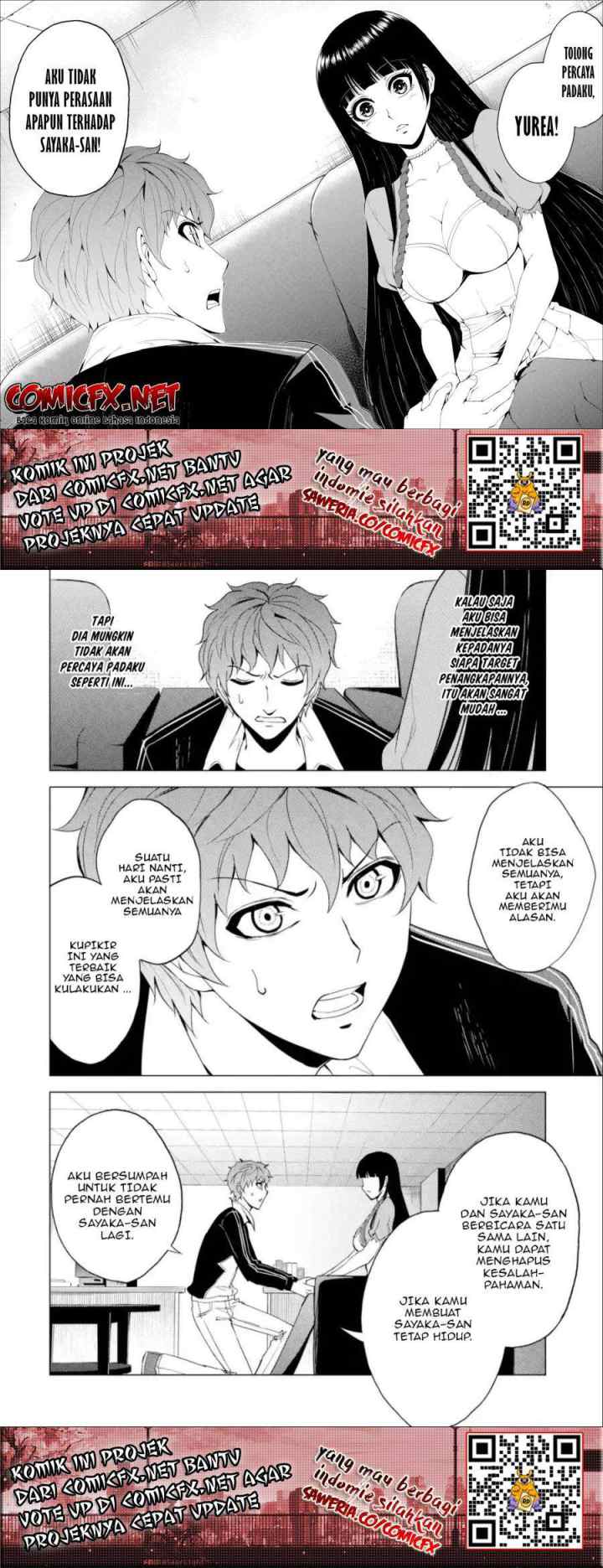 Ore no Genjitsu wa Renai Game?? ka to Omottara Inochigake no Game datta chapter 25.1 halaman 7