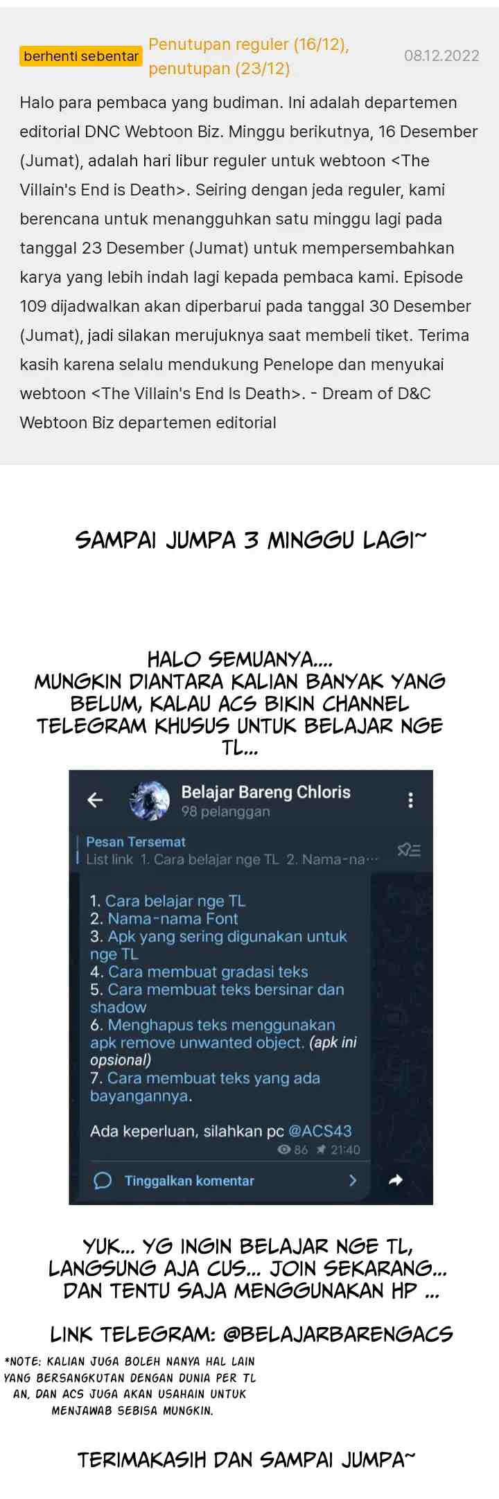 Death Is the Only Ending for the Villainess chapter 108 halaman 13