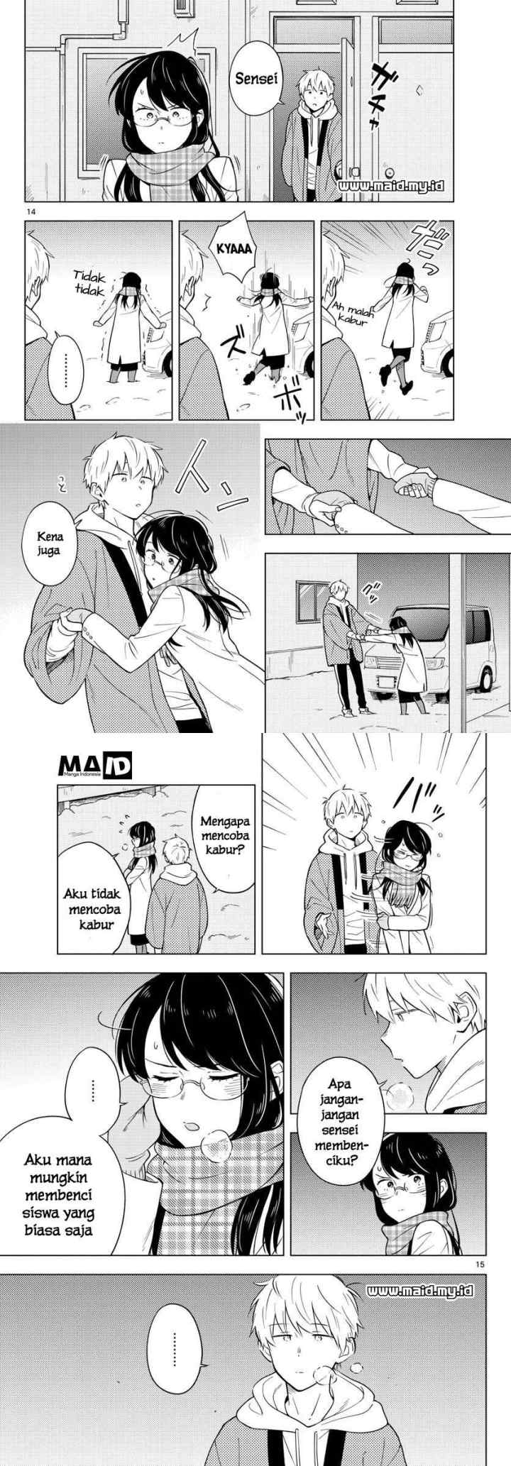 Sensei wa Koi wo Oshierarenai chapter 10 halaman 9