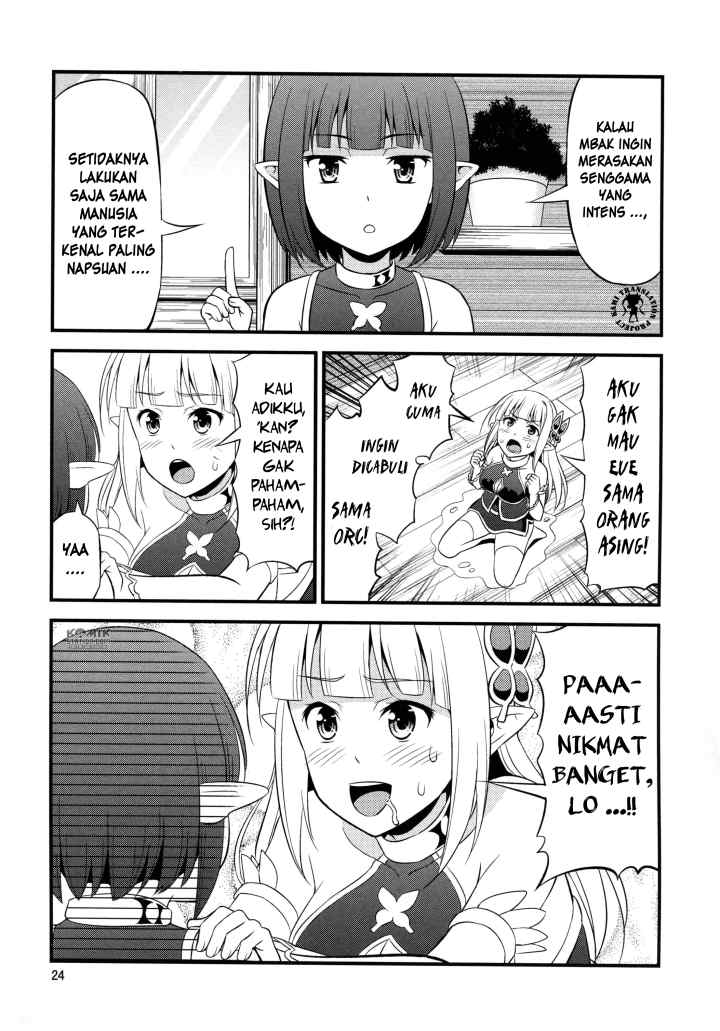 Hentai Elf to Majime Orc chapter 2.5 halaman 6