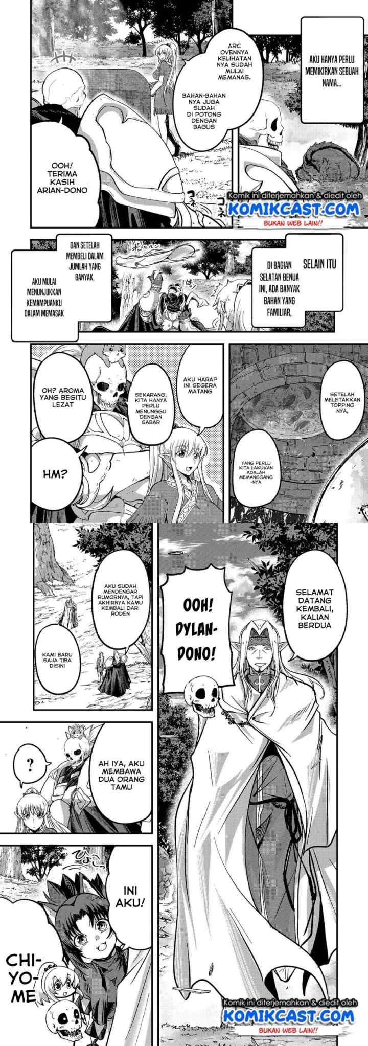 Gaikotsu Kishi-sama, Tadaima Isekai e Odekakechuu chapter 34 halaman 5