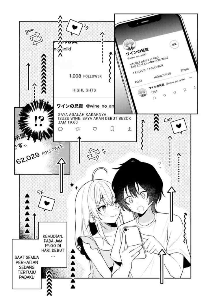 Yuumei VTuber no Ani Dakedo, Nazeka Ore ga Yuumei ni Natteita chapter 12.2 halaman 9