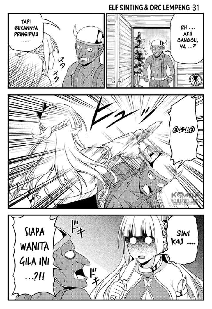 Hentai Elf to Majime Orc chapter 4 halaman 8