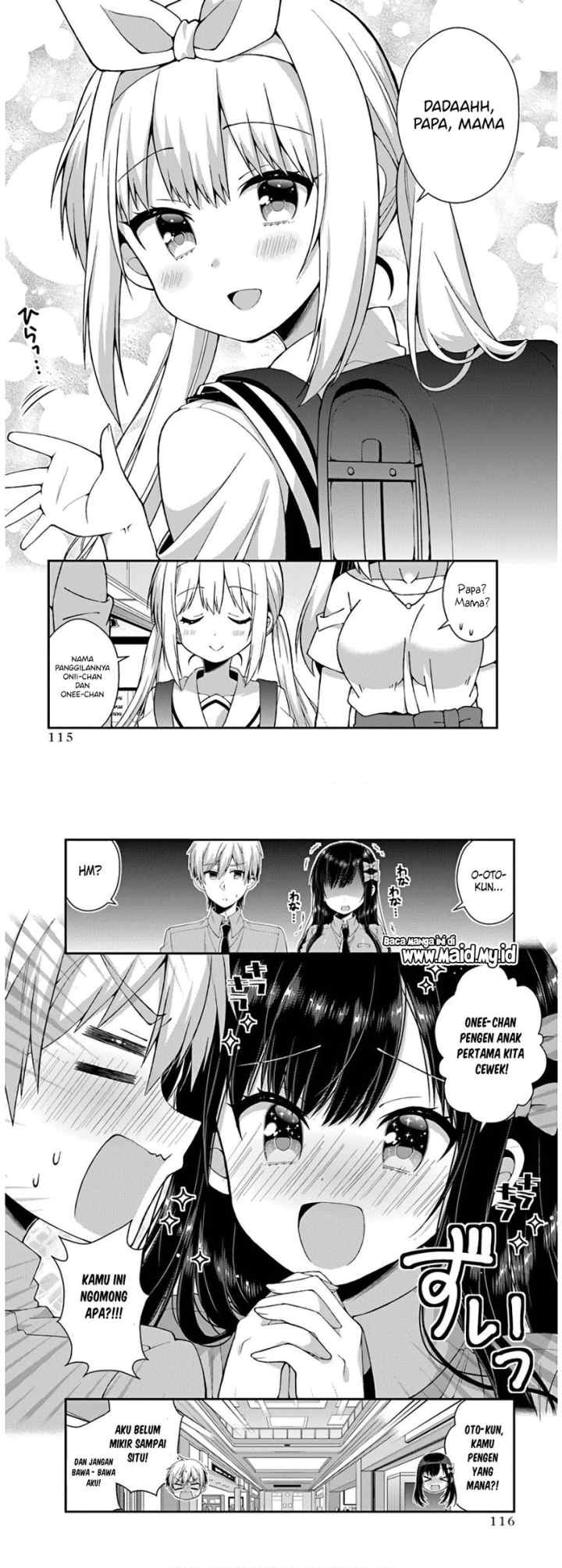 Futaba-san Chi no Kyoudai chapter 35 halaman 9