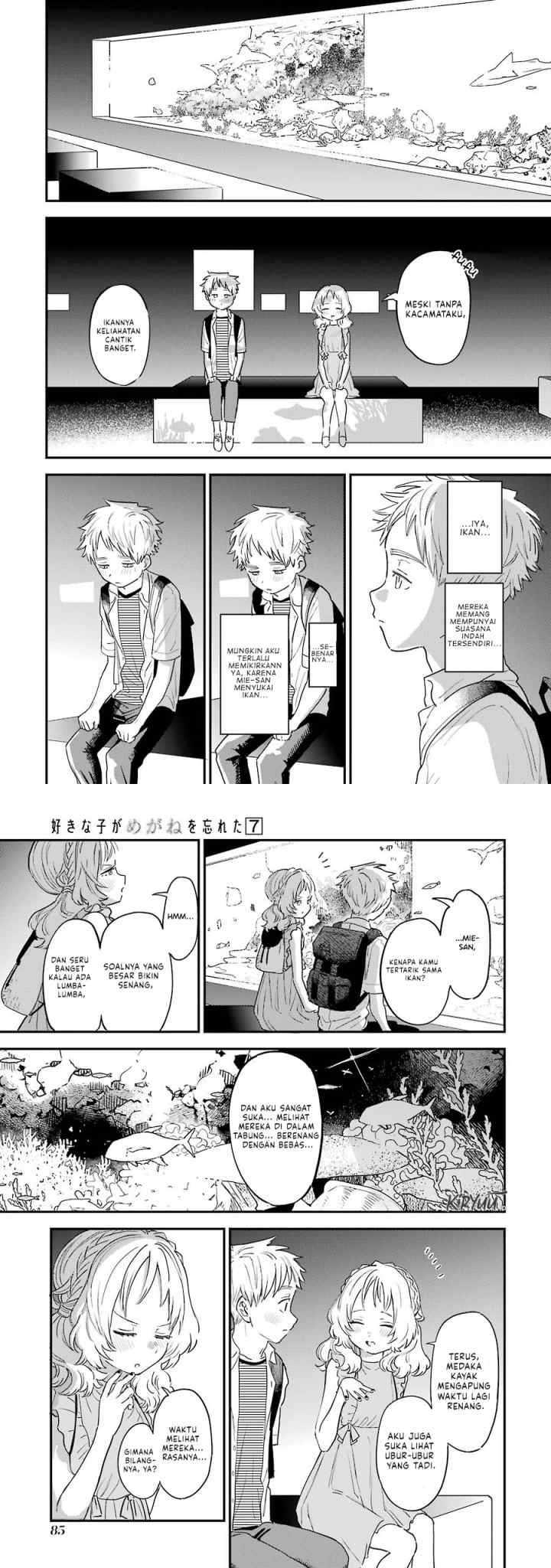 Sukinako ga Megane wo Wasureta chapter 73 halaman 9