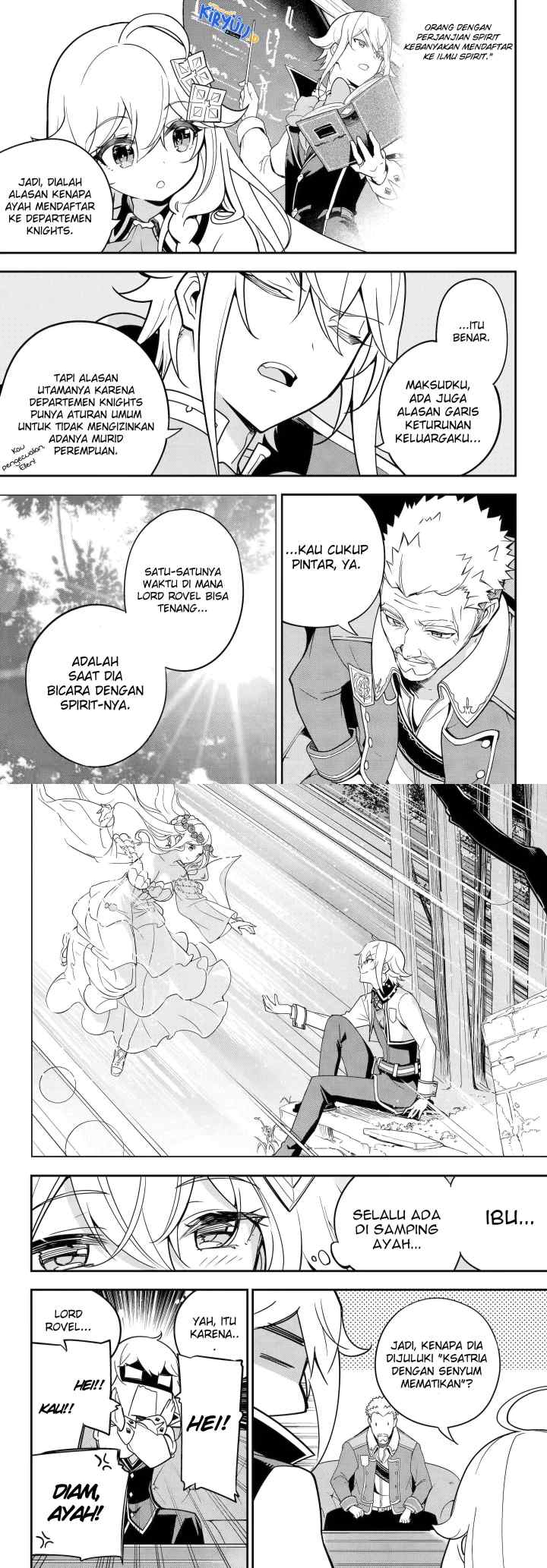 Chichi wa Eiyuu Haha wa Seirei Musume no Watashi wa Tenseisha chapter 44 halaman 11