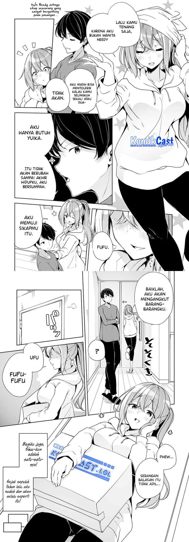 Danshi dato Omotteita Osananajimi to no Shinkon Seikatsu ga Umakuiki sugiru Kudan ni Tsuite chapter 4 halaman 5