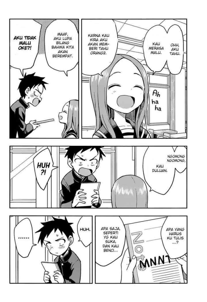 Karakai Jouzu no Takagi-san chapter 136 halaman 16