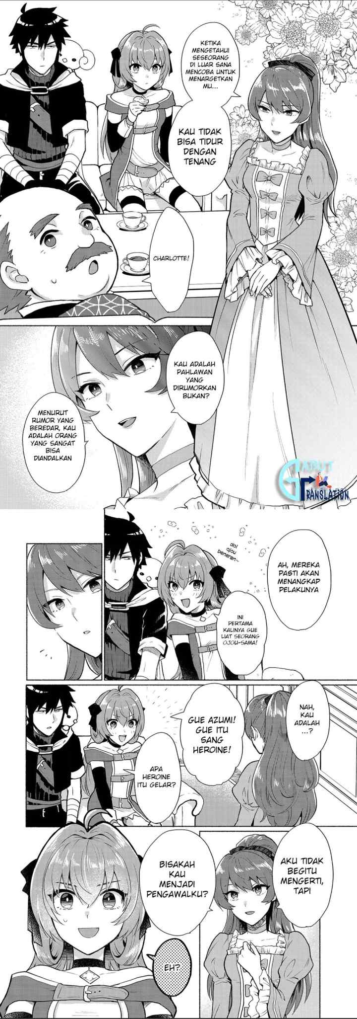 Tensei Shitara Ore ga Heroine de Aitsu ga Yuusha datta chapter 10 halaman 4