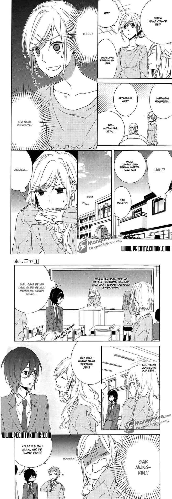 Horimiya chapter 4 halaman 4
