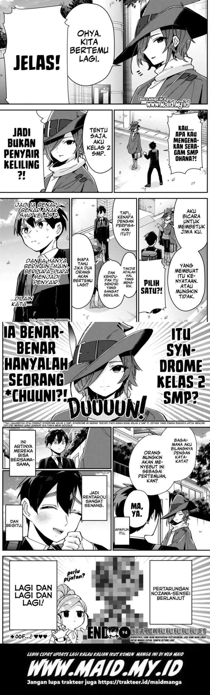 Kimi no Koto ga Dai Dai Dai Dai Daisuki na 100-ri no Kanojo chapter 94 halaman 11