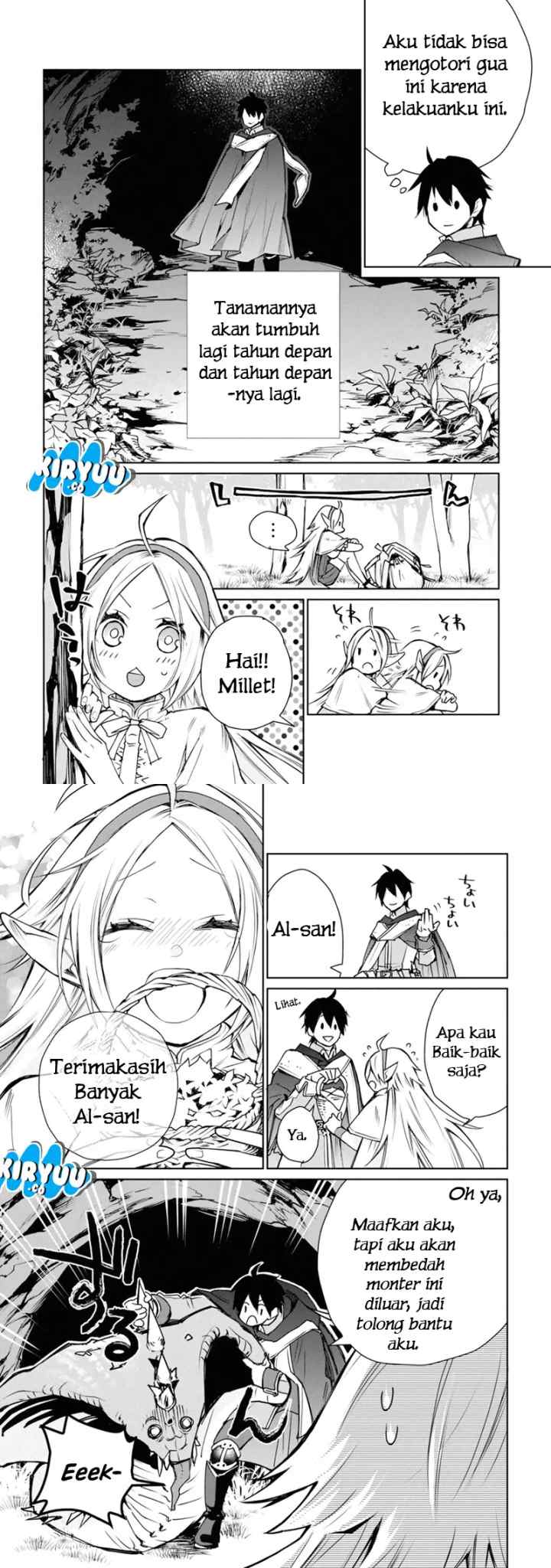 Saikyou no Madoshi. Hisa ni Ya wo Ukete Shimatta no de Inaka no Eihei ni Naru chapter 1.3 halaman 4