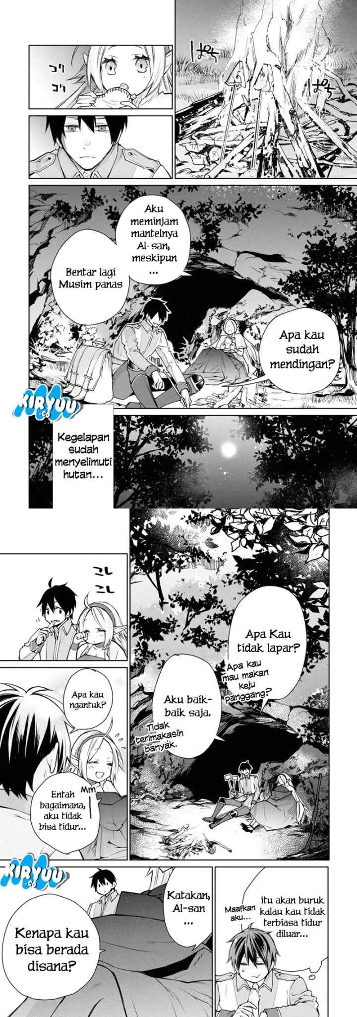 Saikyou no Madoshi. Hisa ni Ya wo Ukete Shimatta no de Inaka no Eihei ni Naru chapter 1.3 halaman 8