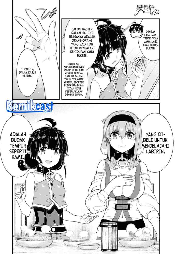 Isekai Meikyuu de Harem wo chapter 60 halaman 5