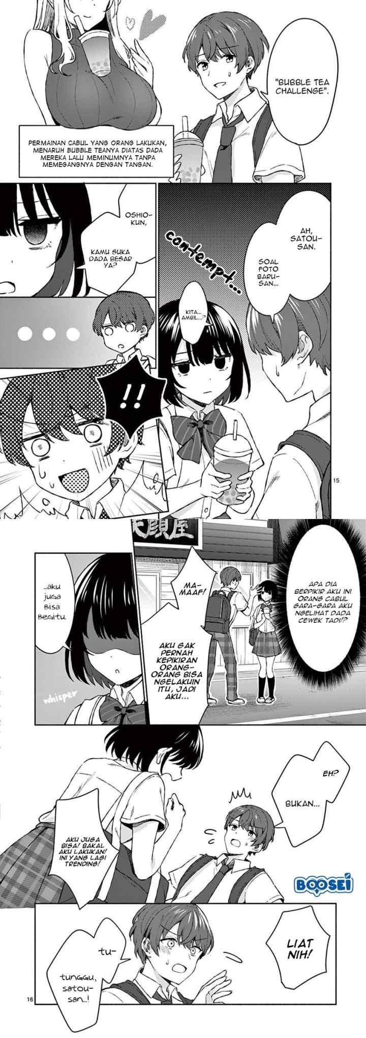 Shiotaiou no Sato-san ga Ore ni dake Amai chapter 5 halaman 9