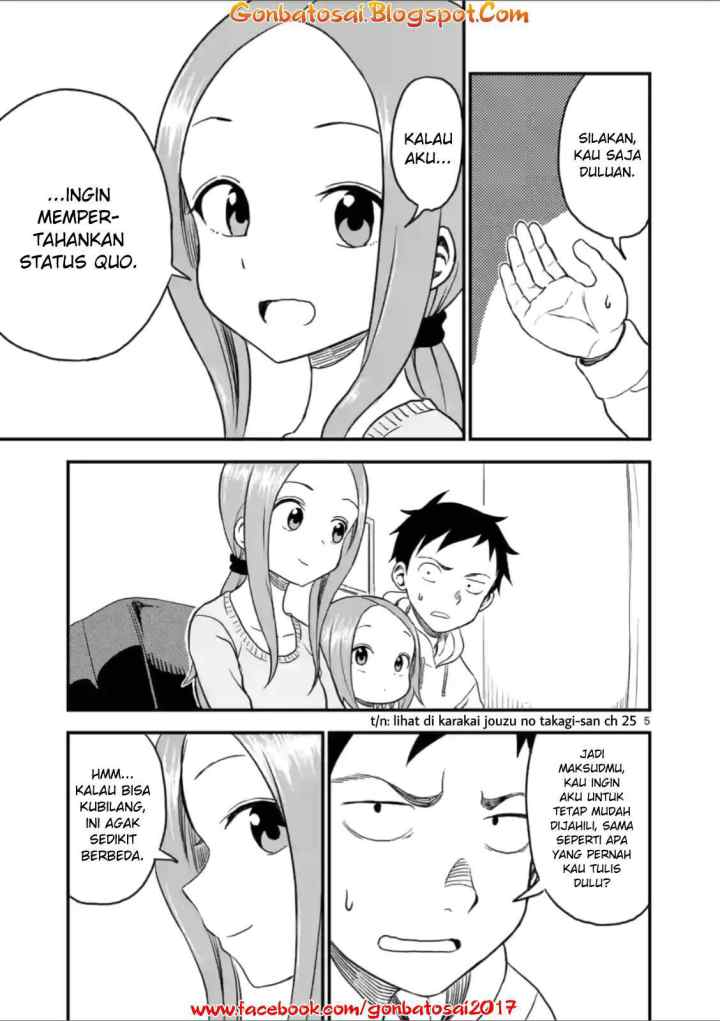 Karakai Jouzu no (Moto) Takagi-san chapter 26 halaman 7