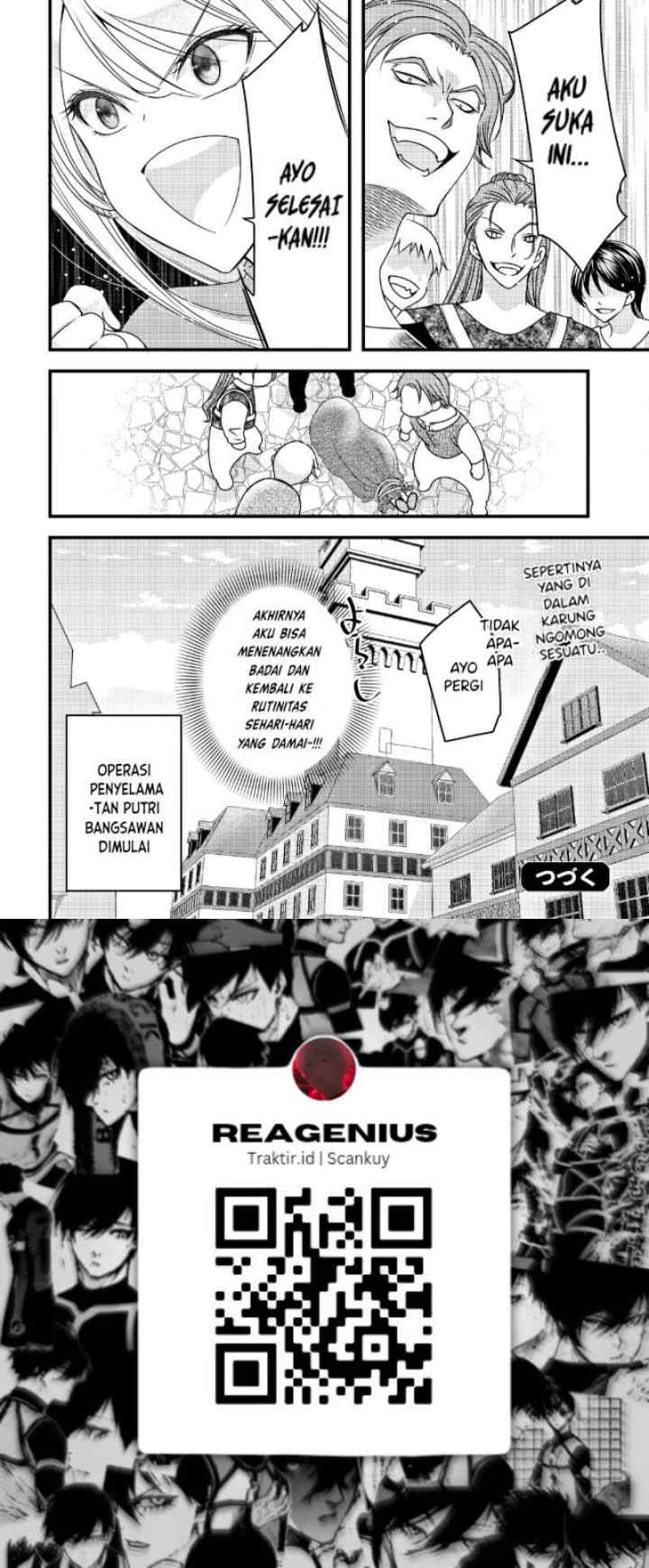 Tensei shita Onna Mafia wa Isekai de Heibon ni Kurashitai - Asashin Ikka no Hakushaku Reijou desu ga, Denshi to Akuma na Danchou ga Tsukimatottekimasu chapter 1 halaman 15