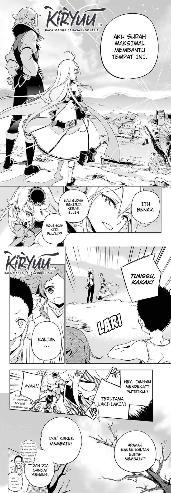 Chichi wa Eiyuu Haha wa Seirei Musume no Watashi wa Tenseisha chapter 22 halaman 13