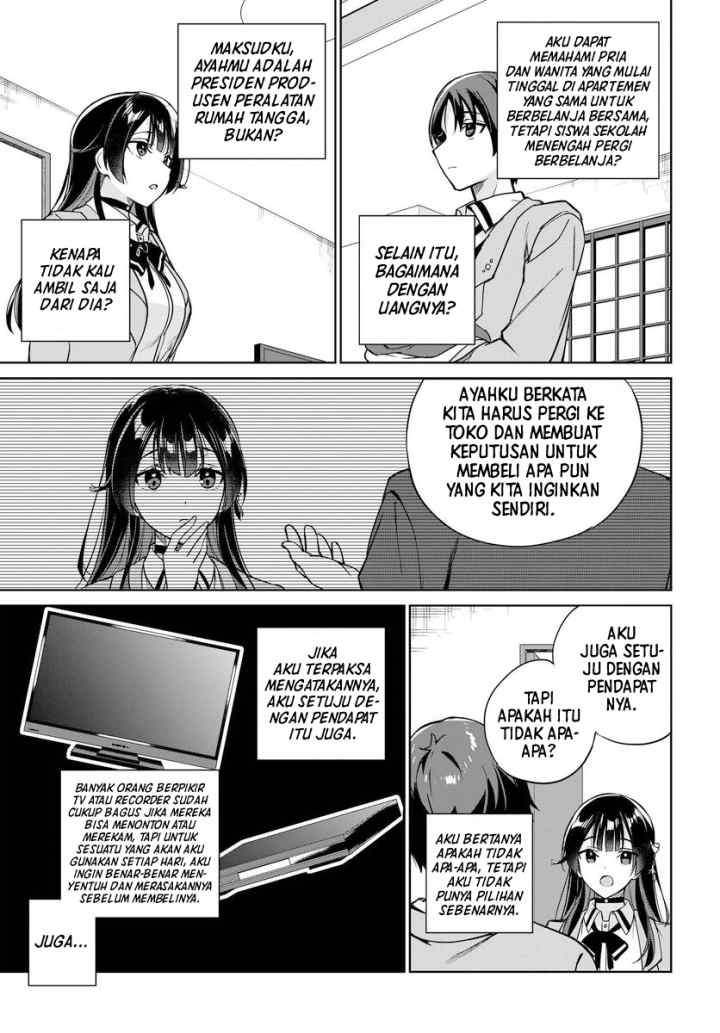 Ryoushin no Shakkin wo Katagawari Shite Morau Jouken wa Nihon'ichi Kawaii Joshikousei to Issho ni Kurasu Koto Deshita chapter 6 halaman 11