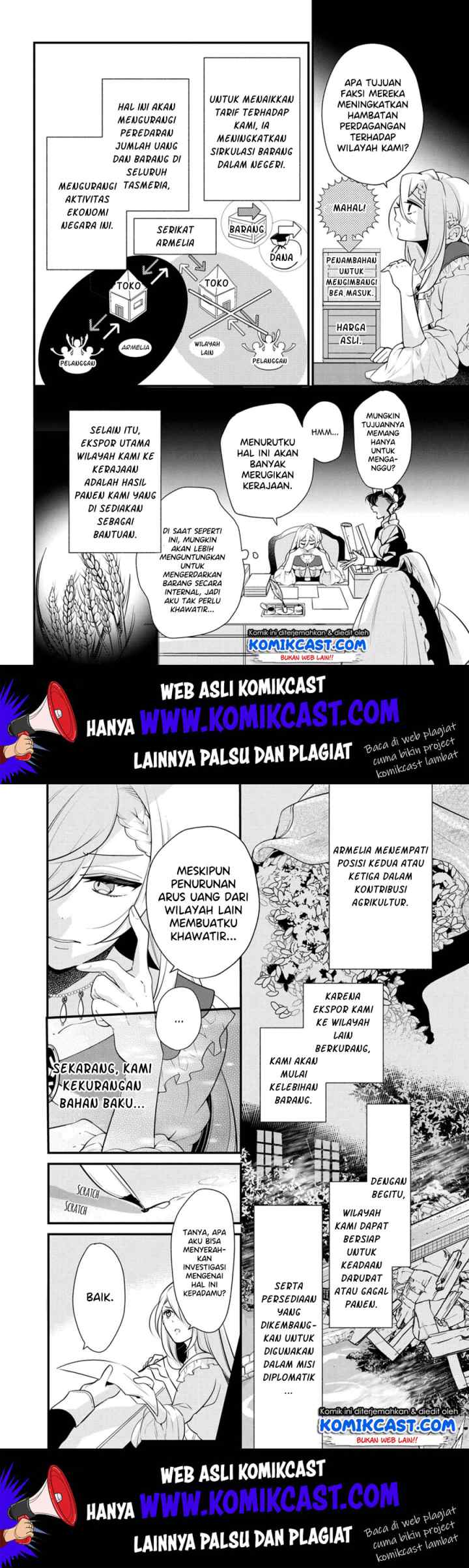 Koushaku Reijou no Tashinami chapter 51 halaman 9