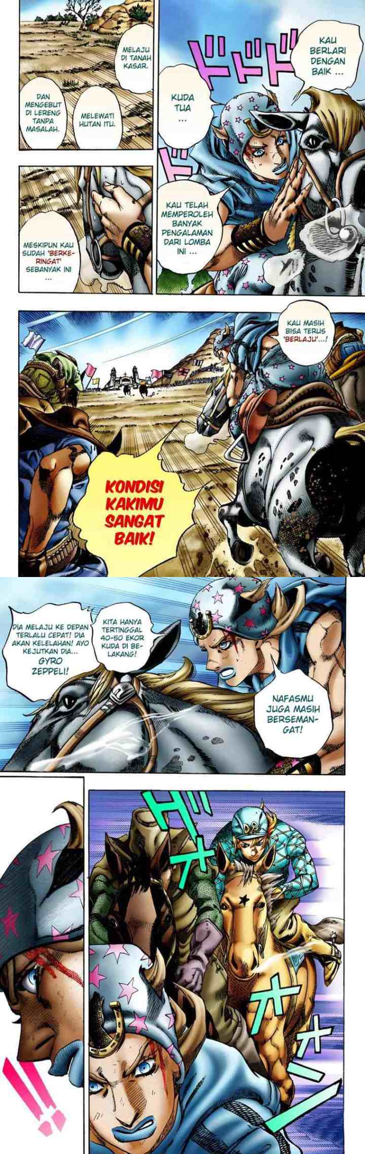 JoJo no Kimyou na Bouken - Steel Ball Run chapter 10 halaman 10