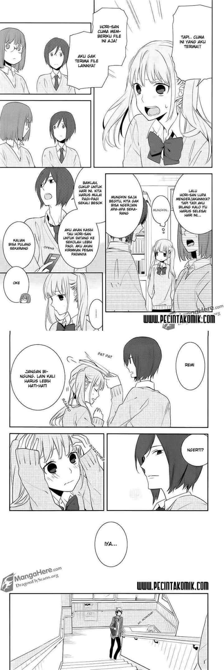 Horimiya chapter 7 halaman 8