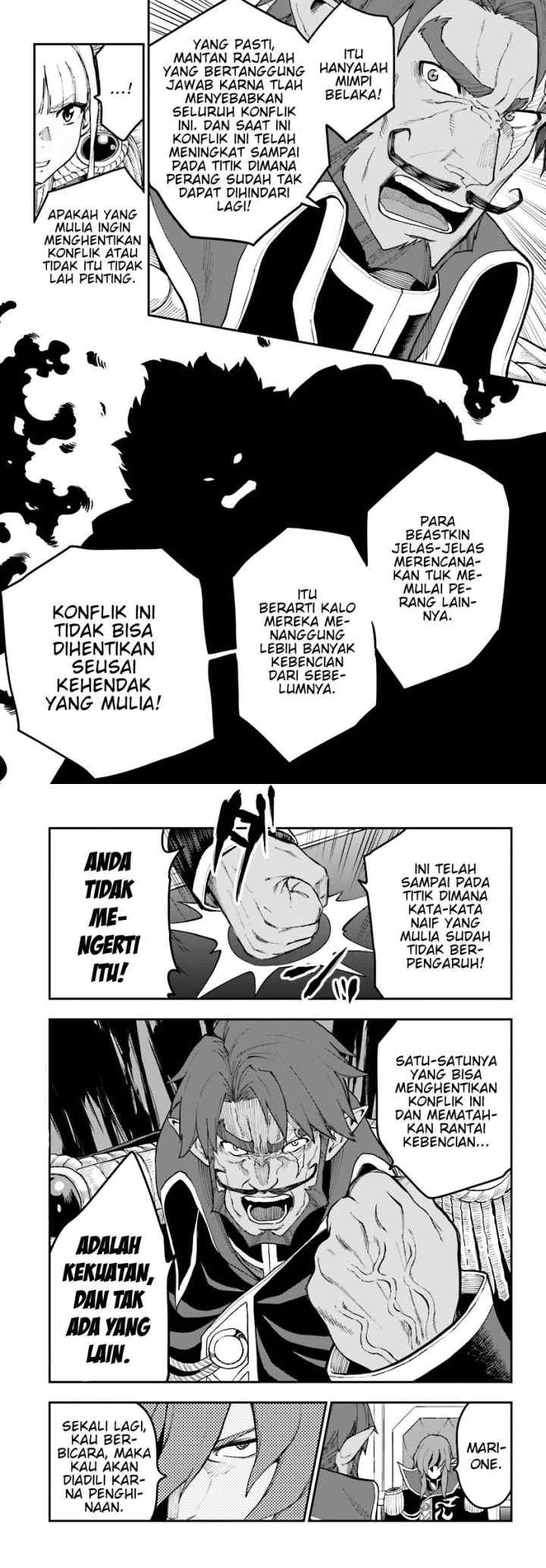 Konjiki no Moji Tsukai: Yuusha Yonin ni Makikomareta Unique Cheat chapter 34 halaman 10