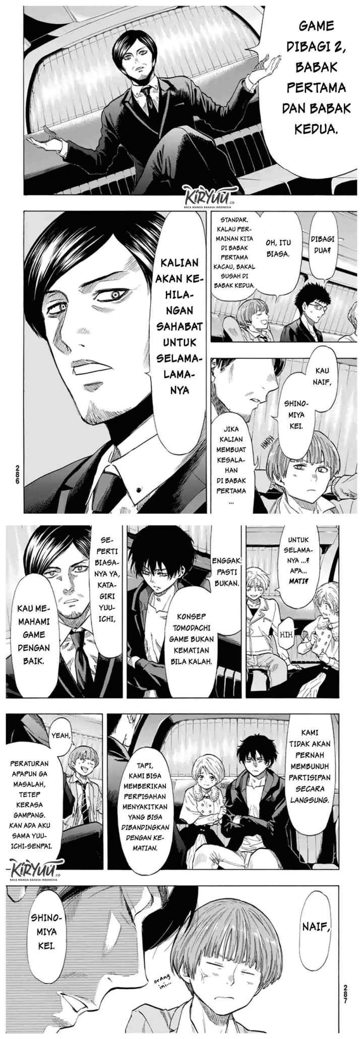 Tomodachi Game chapter 48 halaman 9