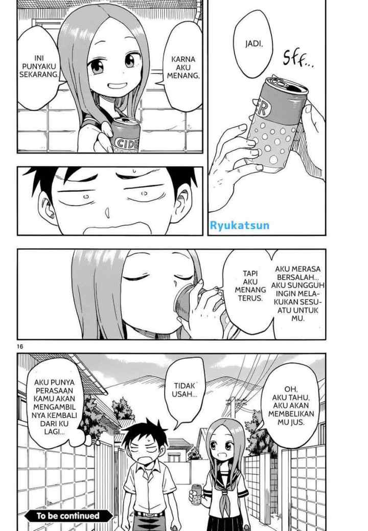 Karakai Jouzu no Takagi-san chapter 90 halaman 17