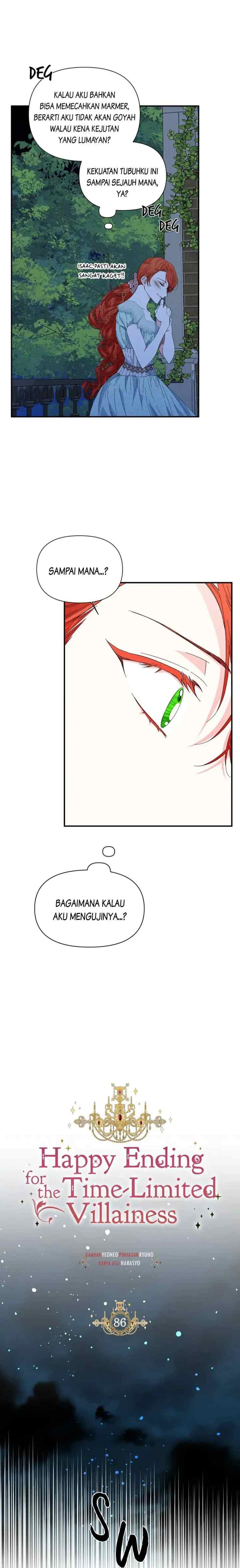 Happy Ending for the Time-Limited Villainess chapter 86 halaman 8