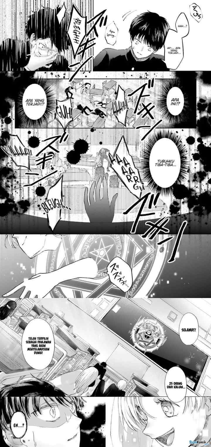 Classmate wa Isekai de Yuusha ni Natta kedo, Ore dake Gendai Nihon ni Okizari ni Narimashita chapter 1 halaman 9