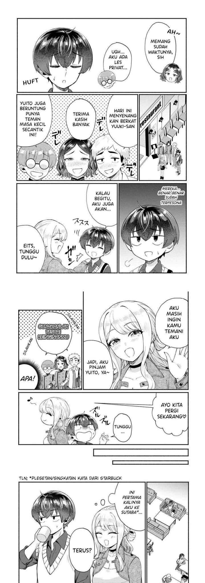 Douyara Ore wa Imadoki Gal na Toshiue Osananajimi kara Gekiomo Kanjou wo Mukerareteiru Rashii chapter 7 halaman 5