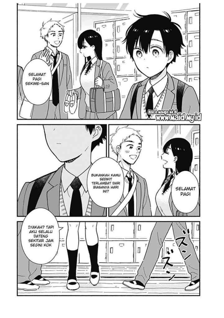 Sekimen Shinaide Sekime-san (Serialization) chapter 4 halaman 9