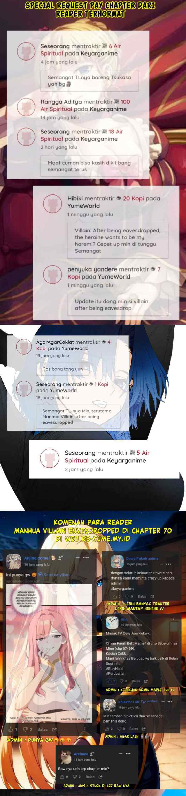 Villain: After Being Eavesdropped, the Heroine Wants to Be My Harem!? chapter 75 halaman 9