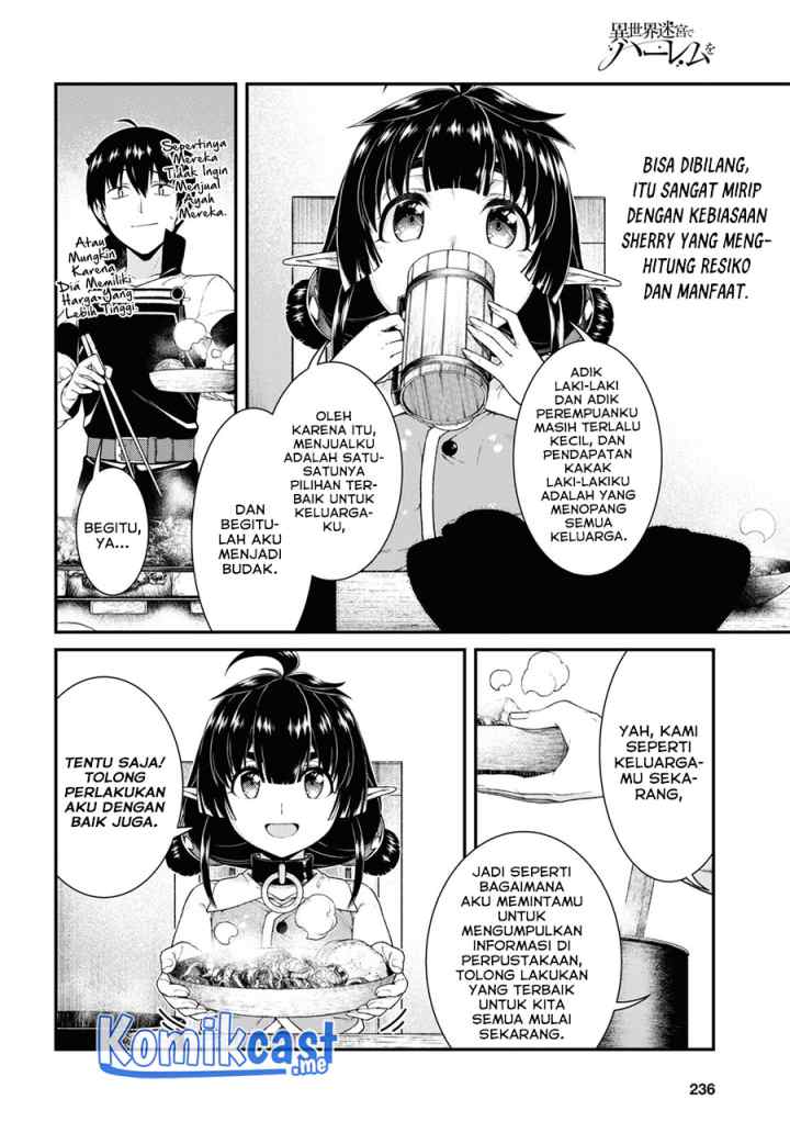 Isekai Meikyuu de Harem wo chapter 59 halaman 12