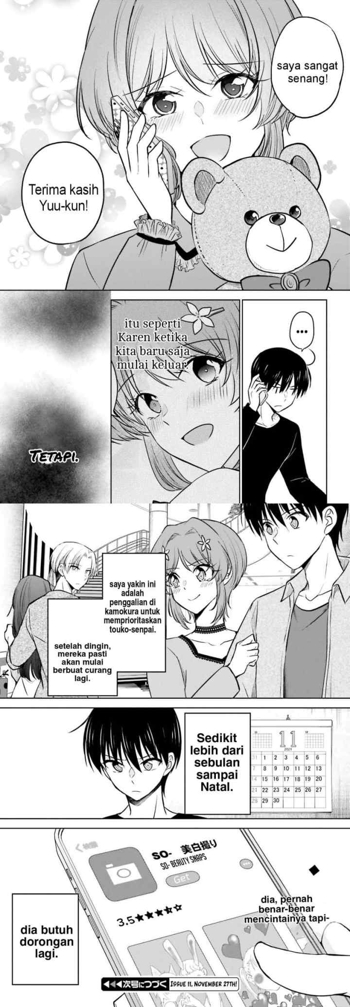 Kanojo ga Senpai ni NTR-reta node, Senpai no Kanojo wo NTR-masu chapter 8 halaman 15