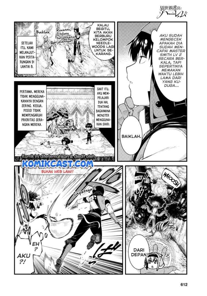 Isekai Meikyuu de Harem wo chapter 56 halaman 7