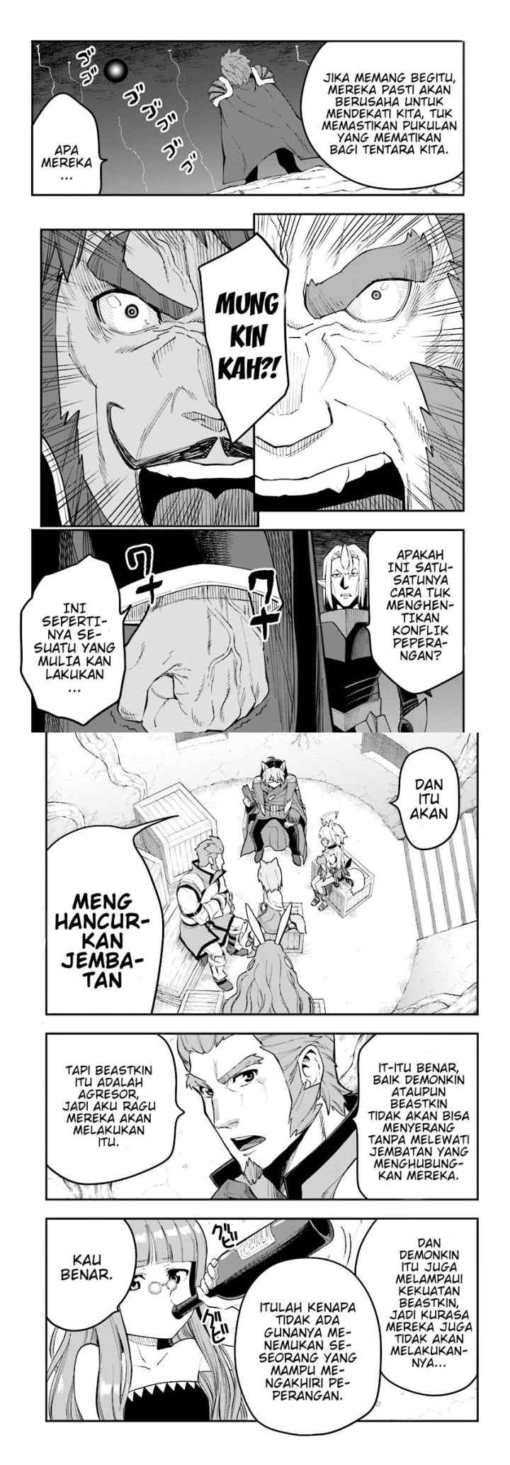 Konjiki no Moji Tsukai: Yuusha Yonin ni Makikomareta Unique Cheat chapter 34 halaman 4