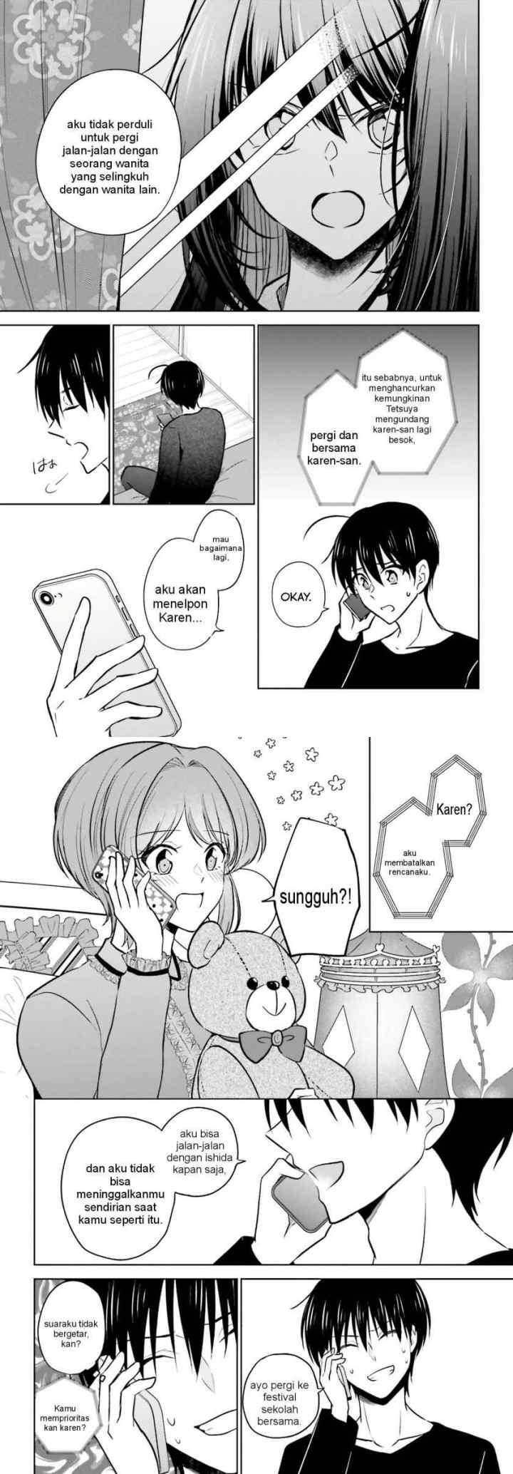 Kanojo ga Senpai ni NTR-reta node, Senpai no Kanojo wo NTR-masu chapter 8 halaman 14