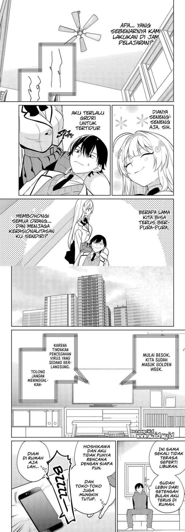 Remote Jugyou ni Nattara Class 1 no Bishoujo to Doukyo Suru Koto ni Natta chapter 6 halaman 9