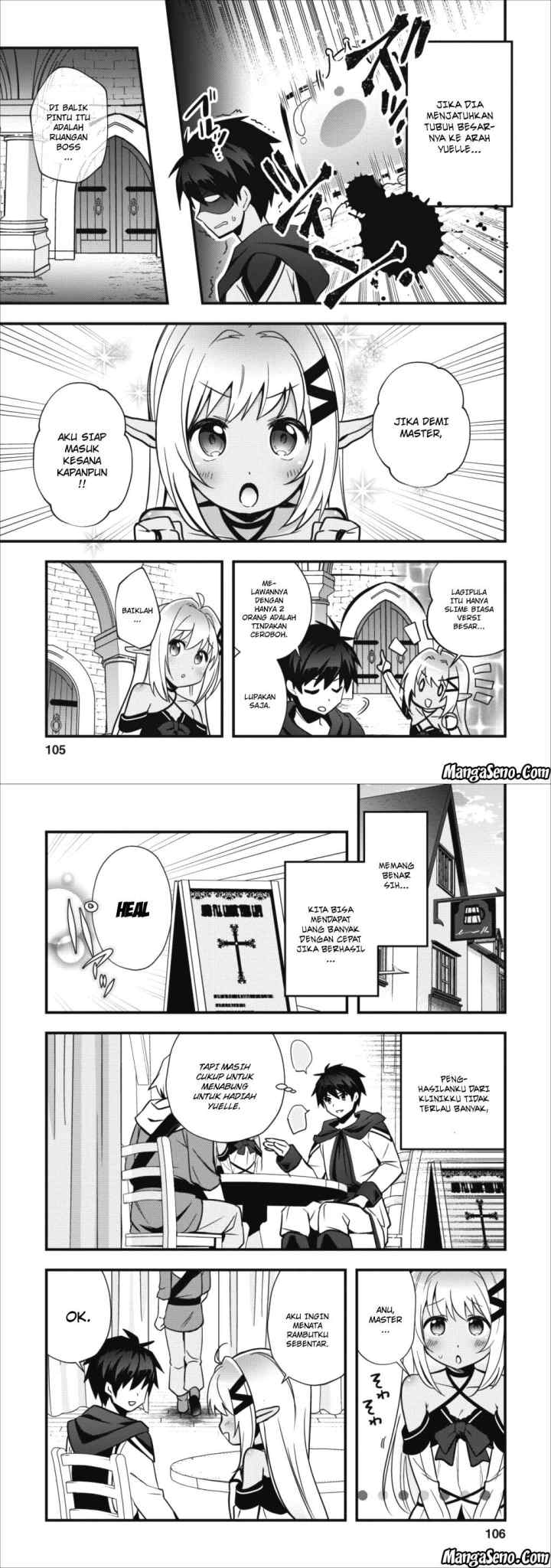 Isekai no Meikyuu Toshi de Chiyu Mahoutsukai Yattemasu chapter 4 halaman 6