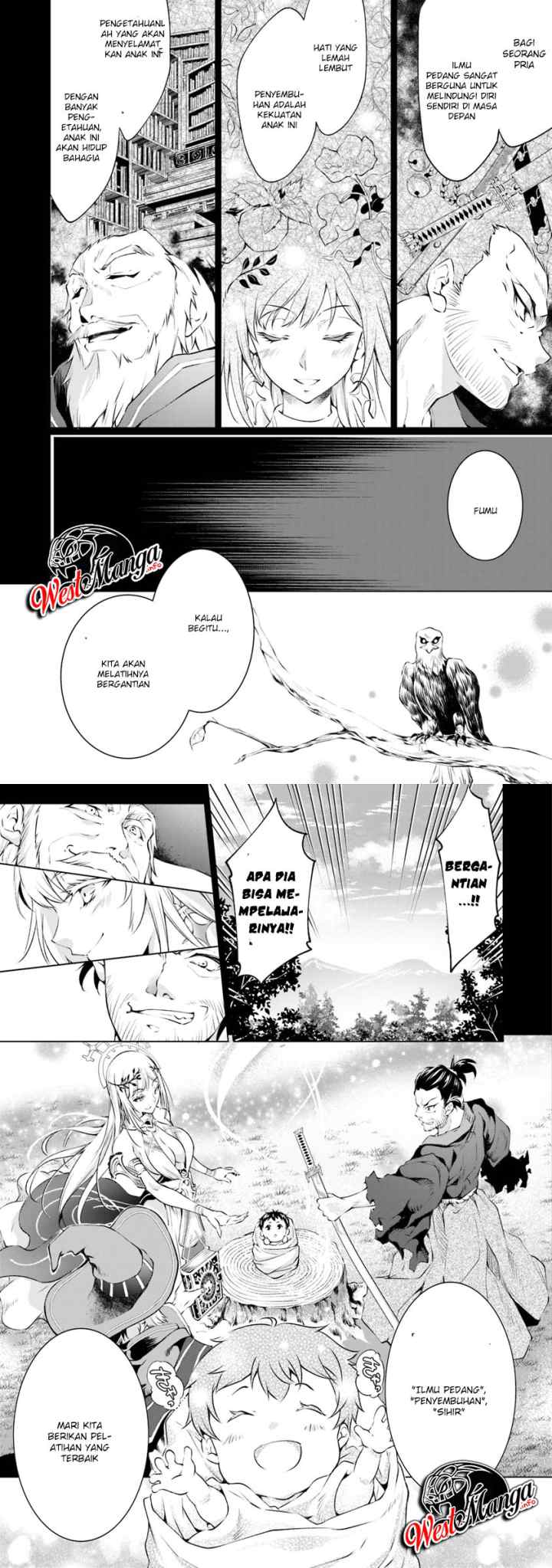 Kamigami ni Sodaterare Shimo no, Saikyou to Naru chapter 1.2 halaman 8