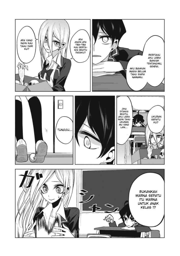 Mizuki-senpai no Koi Uranai chapter 3 halaman 4
